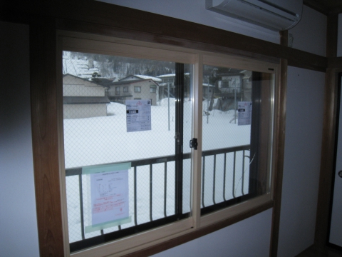 【飯山木島店】和室が寒くて我慢できない　ｴｺ内窓ﾌﾟﾗﾏｰﾄﾞU取付